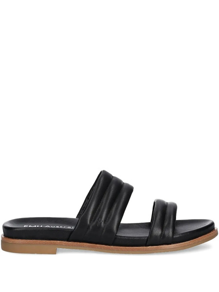  Emu Australia Bondi Padded Double-strap Slides - Black 