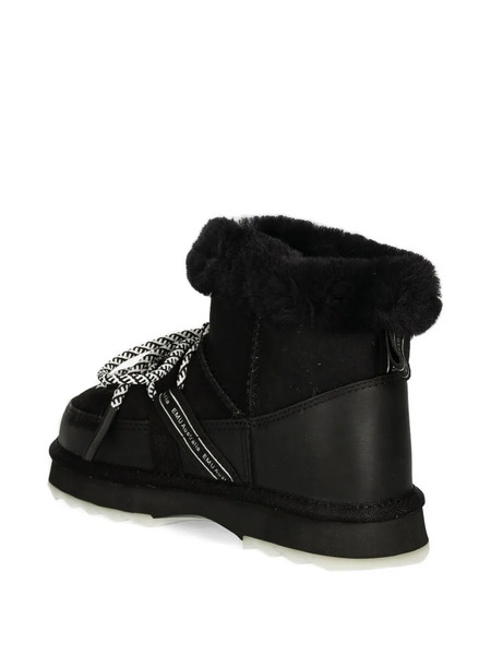  Emu Australia Lace-up Shearling Boots - Black 