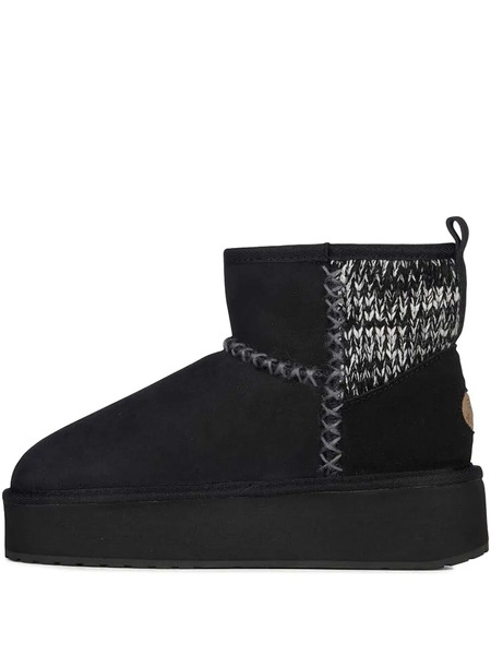  Emu Australia Logo-patch Ankle Boots - Black 