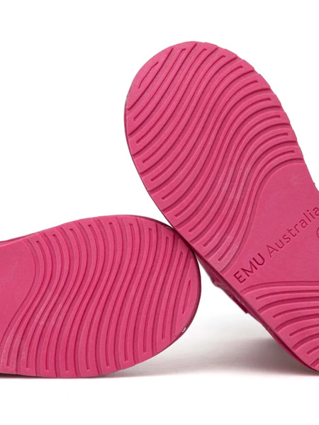  Emu Kids Logo Trim Boots - Pink 