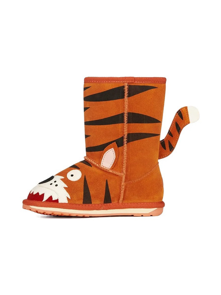  Emu Kids Tiger-tail Tall Boots - Orange 