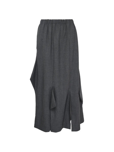  Enföld Elasticated-waistband Midi Skirt - Grey 