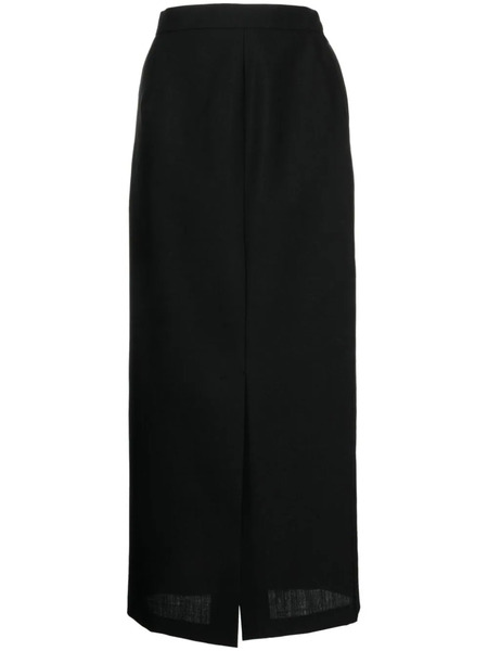 Enföld High-waisted Wool Maxi Skirt - Black 