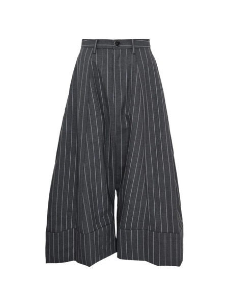  Enföld Pinstripe Trousers - Grey 