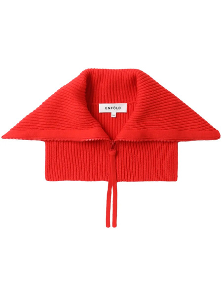  Enföld Ribbed Strapless Top - Red 