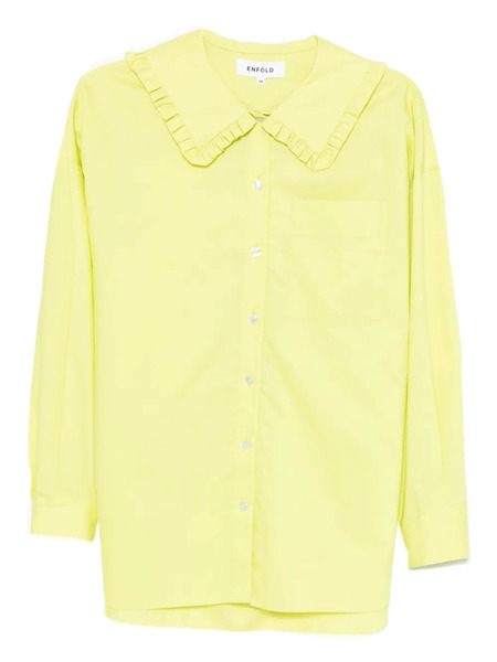  Enföld Ruffled-collar Shirt - Yellow 
