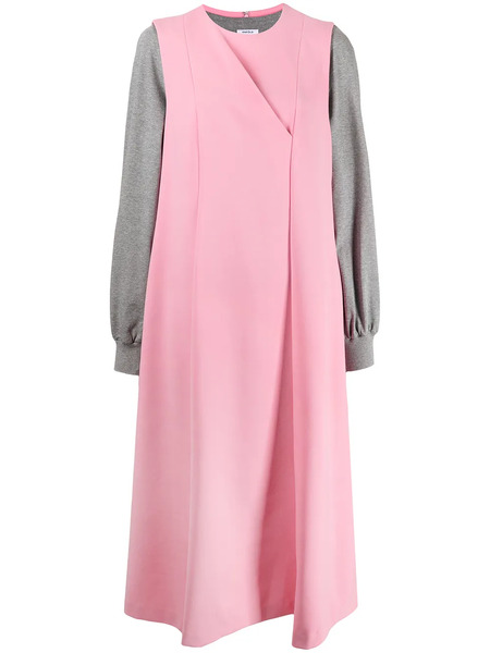  Enföld Two-tone Knitted Dress - Pink 