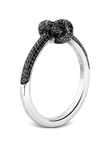 Engelbert Black-diamond Knot Ring 