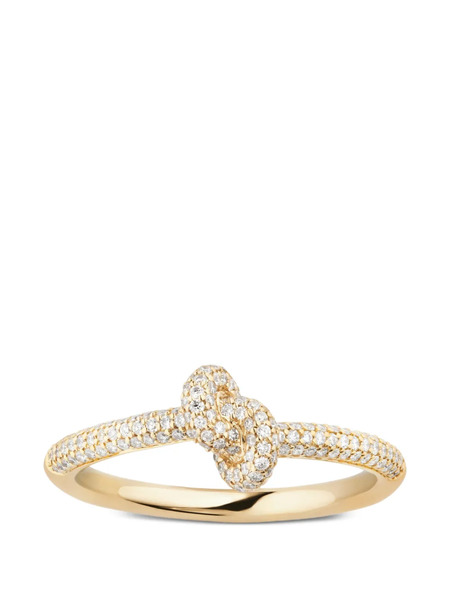 Engelbert Diamond Knot Ring - Gold 