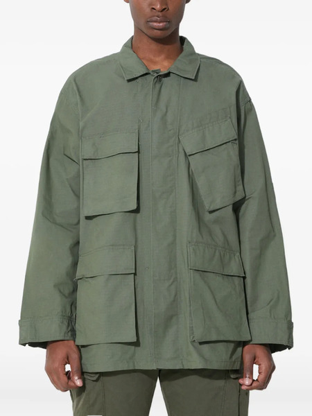  Engineered Garments Multi-pocket Shirt Jacket - Green 