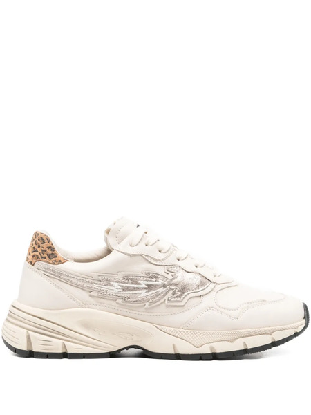  Enterprise Japan Leopard Detail Sneakers - Neutrals 