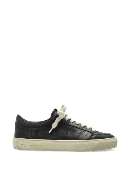  Enterprise Japan Perforated Leather Sneakers - Black 