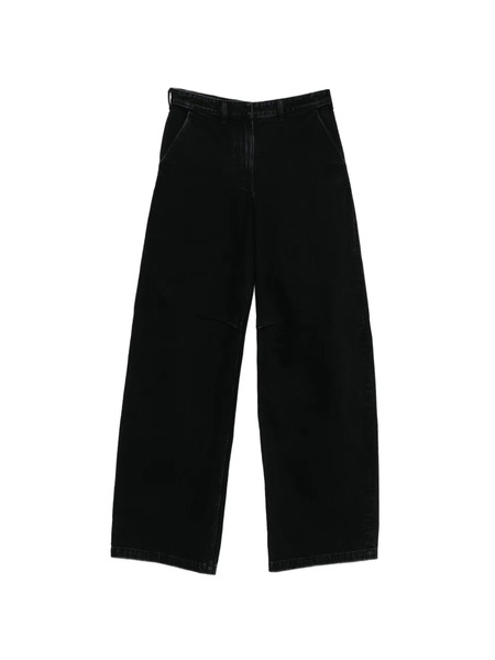  Entire Studios Cotton Wide-leg Jeans - Black 