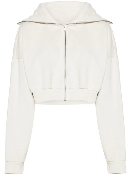  Entire Studios Cropped Zipped Hoodie - Neutrals 