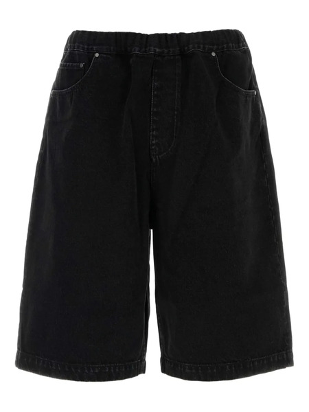  Entire Studios Denim Bermuda Shorts - Black 