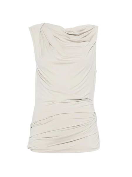  Entire Studios Drape Gathered Top - Grey 