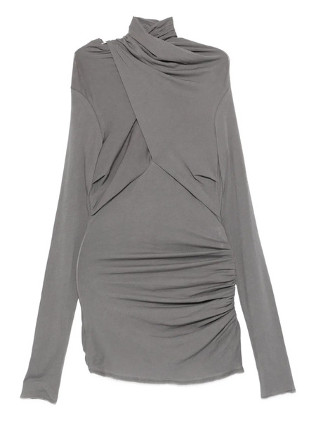  Entire Studios Draped Blouse - Grey 