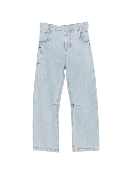  Entire Studios Gem Logo-patch Belt-loop Jeans - Blue 