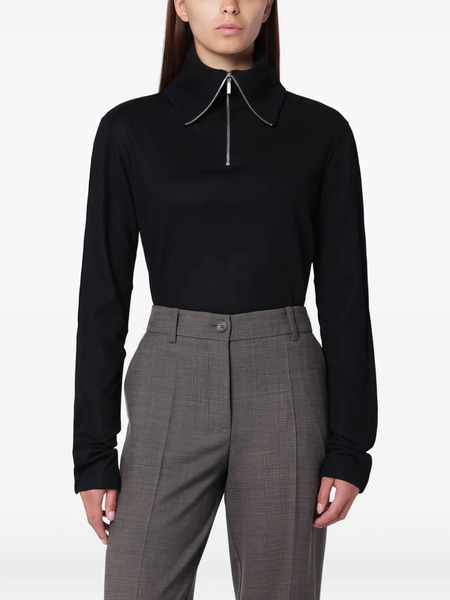  Entire Studios Half-zip Top - Black 