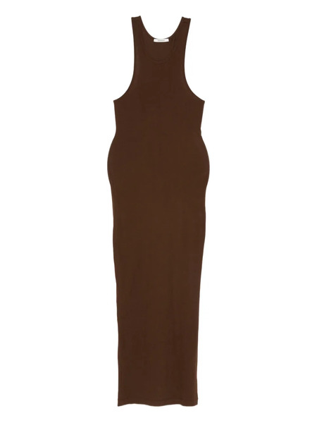  Entire Studios Muscle Tank Midi Dress - Brown 