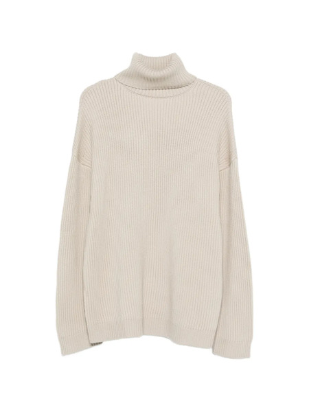  Entire Studios Roll-neck Ribbed Sweater - Neutrals 