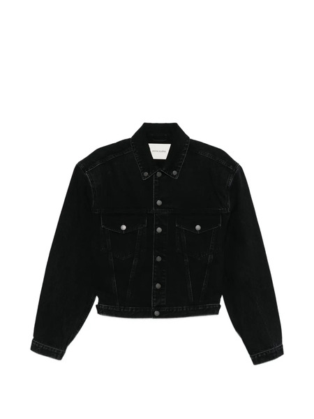  Entire Studios Shrunken Denim Jacket - Black 