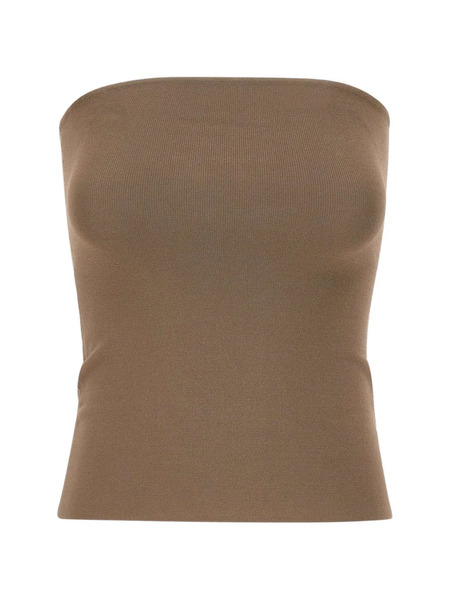  Entire Studios Sleeveless Bandeau Top - Brown 