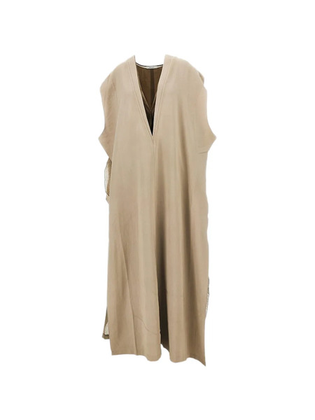  Entire Studios V-neck Maxi Dress - Neutrals 