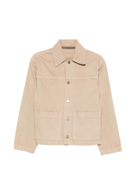 Enza Costa Buttoned Cotton Jacket - Neutrals 