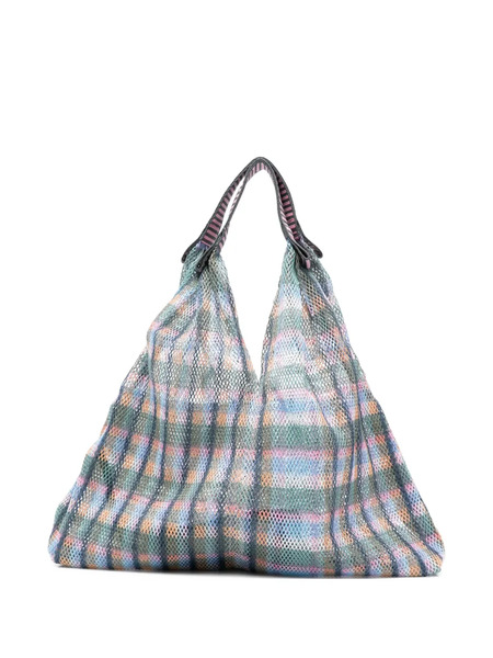  épice Plaid Shoulder Bag - Blue 