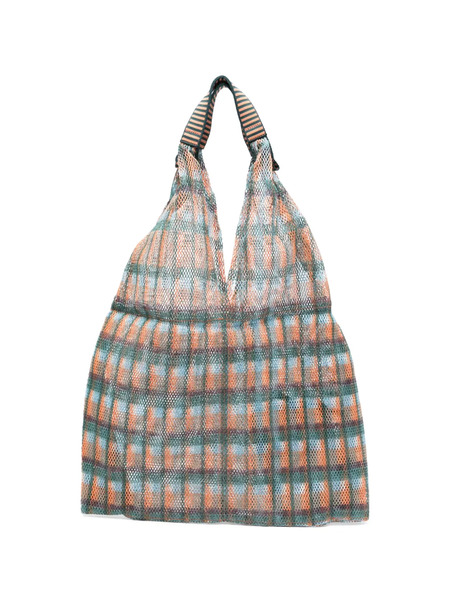 épice Udaipur Check-pattern Tote Bag - Orange 