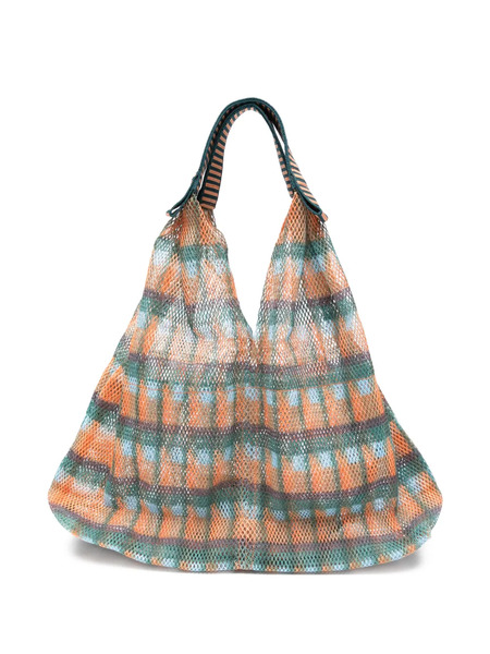  épice Udaipur Check Tote Bag - Orange 