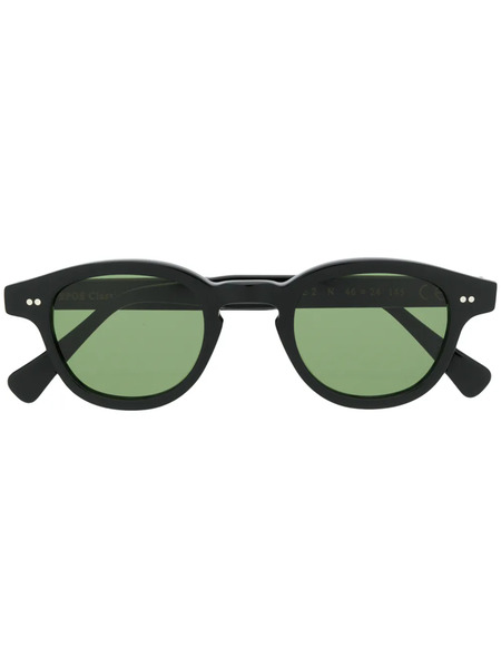  Epos Chunky Round Sunglasses - Black 