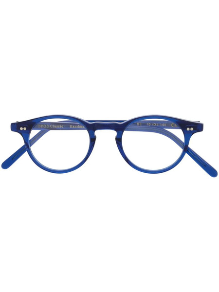  Epos Efesto Round-frame Glasses - Blue 