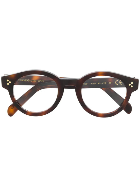  Epos Garret Round-frame Glasses - Brown 