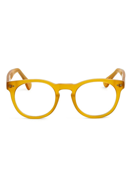  Epos Polluce Round-frame Glasses - Yellow 