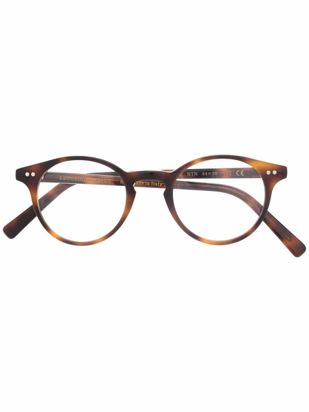  Epos Round Frame Glasses - Neutrals 