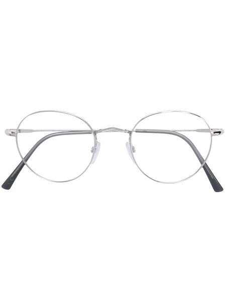  Epos Round Frame Glasses - Silver 