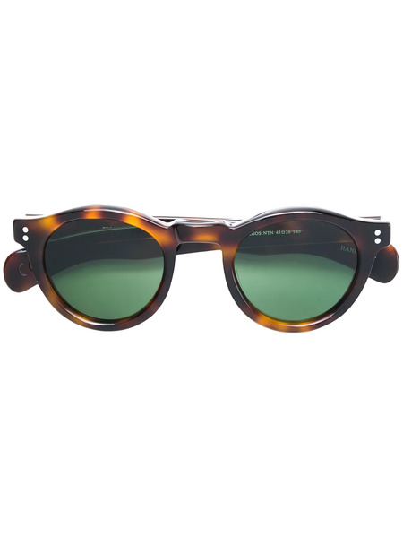  Epos Round Frame Sunglasses - Brown 