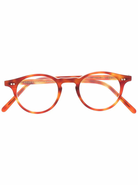  Epos Tortoiseshell Round-frame Glasses - Neutrals 