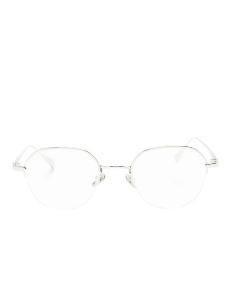  Eque.m Waterdrop Ii Round-frame Glasses - Silver 