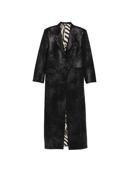 Eraldo Button Coat - Black 