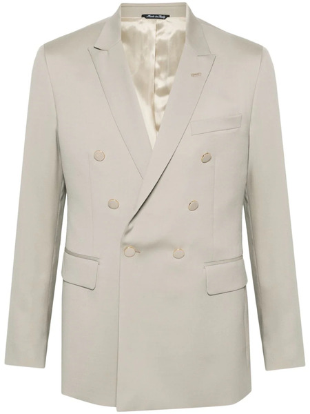  Eraldo Double-breasted Blazer - Neutrals 