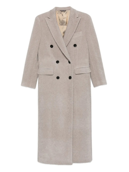  Eraldo Double-breasted Buttoned Coat - Grey 