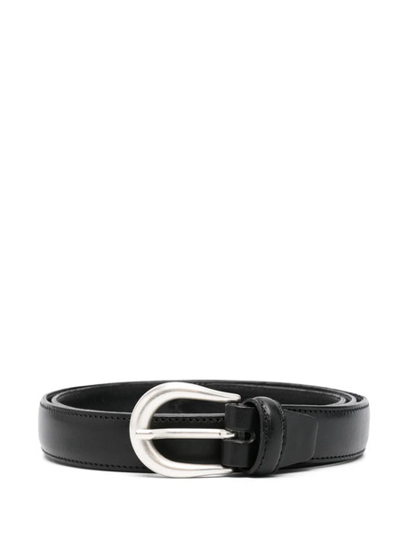  Eraldo Leather Belt - Black 