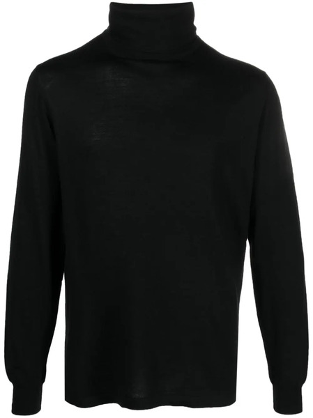  Eraldo Roll-neck Wool-blend Jumper - Black 