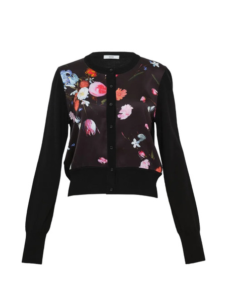 Erdem Cropped Cardigan - Black 