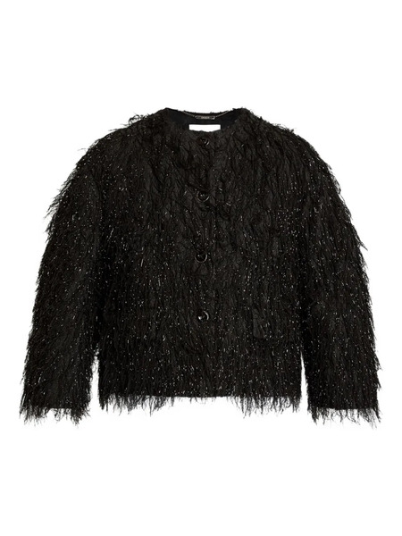  Erdem Cropped Jacket - Black 