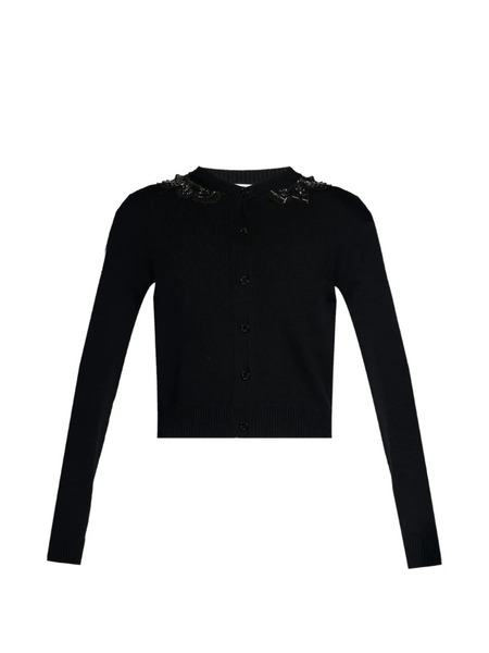  Erdem Embellished Cardigan - Black 