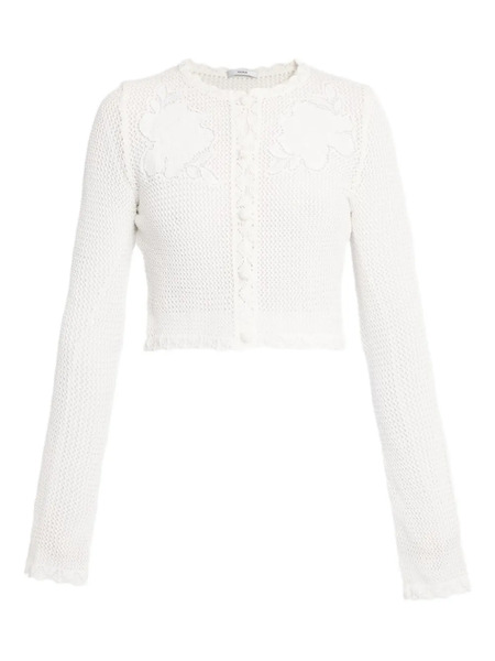  Erdem Long-sleeved Cardigan - White 